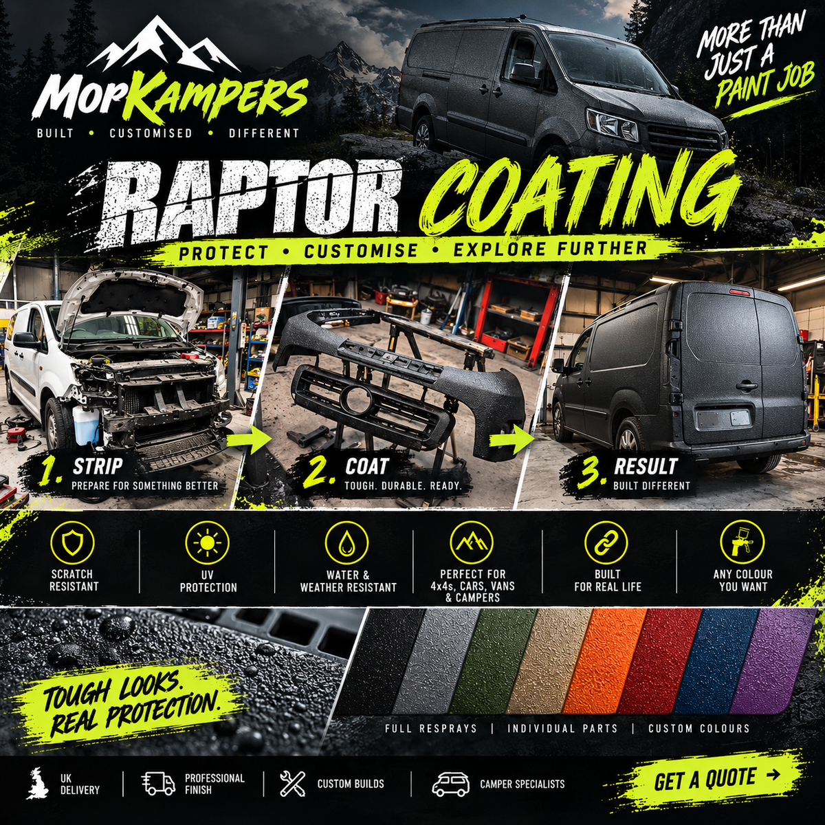 RAPTOR Paint Vehicle Respray & Protective Coating