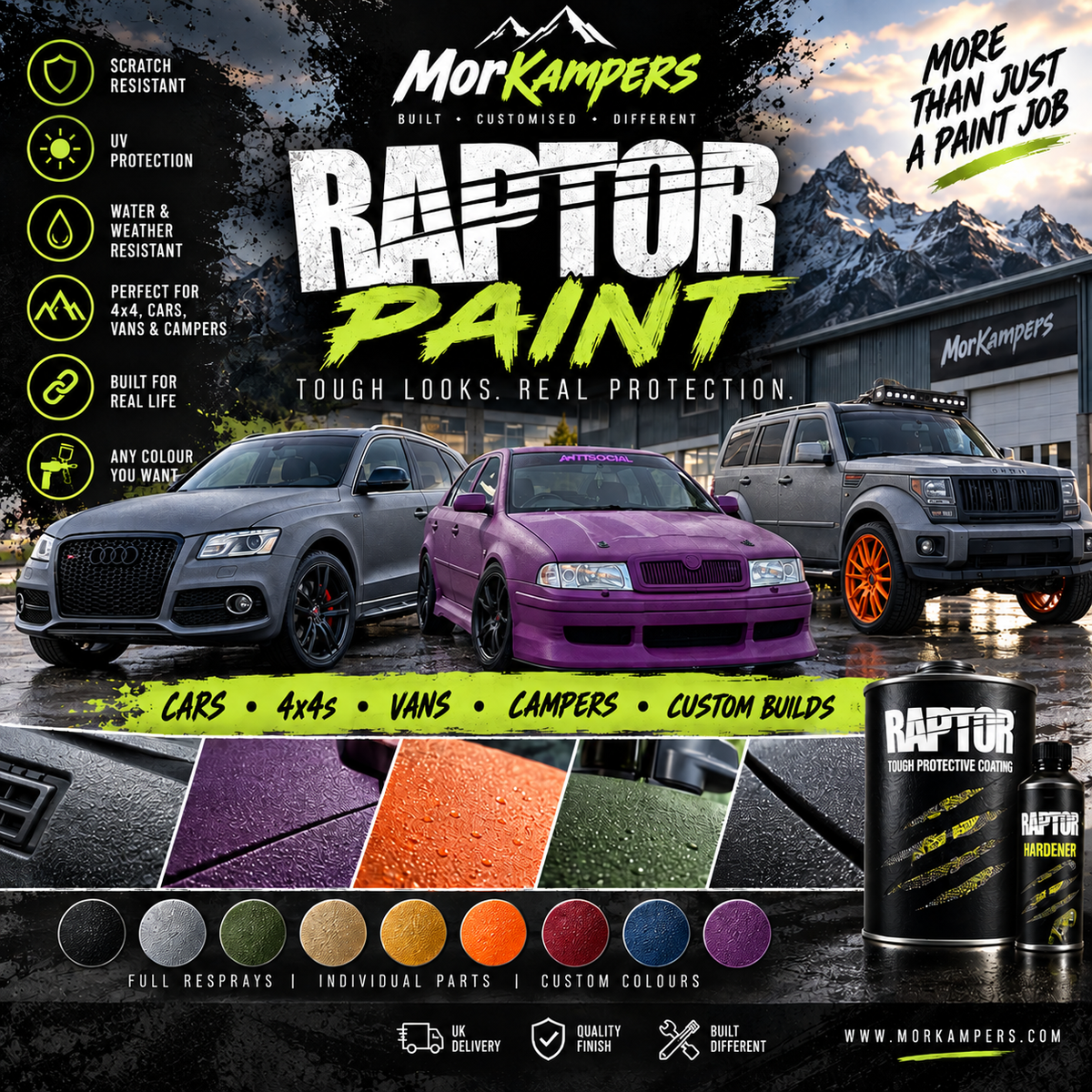 RAPTOR Paint Vehicle Respray & Protective Coating